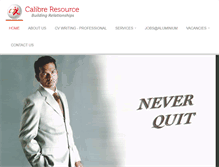 Tablet Screenshot of calibre-resource.com